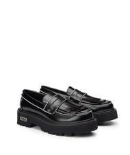 CULT SLASH 3904 Loafer mit Quaste und Strasssteinen Schwarz - Damenschuhe - 1