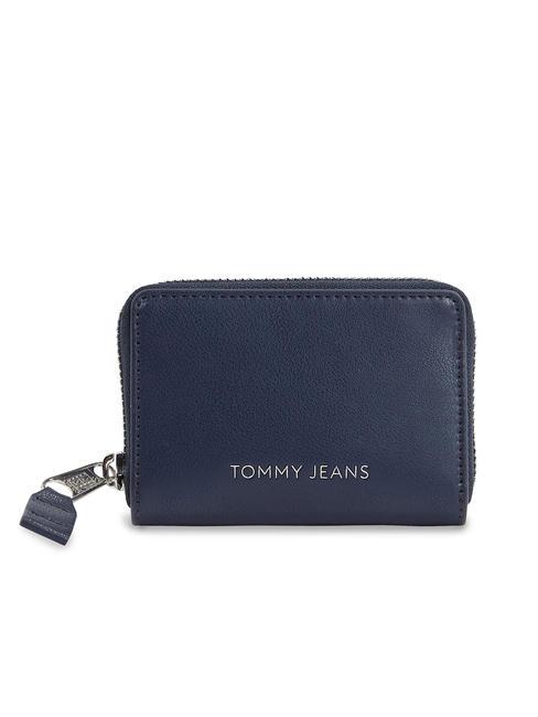 TOMMY HILFIGER TJ ESSENTIAL MUST Kleine Geldbörse mit umlaufendem Reißverschluss dunkles Nachtmarineblau - Brieftaschen Damen