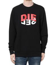 DIESEL S-GIRK Sweatshirt aus Baumwolle mit Rundhalsausschnitt - Sweatshirts Herren
