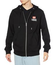 DIESEL S-GIRK Sweatshirt mit durchgehendem Reißverschluss und Kapuze - Sweatshirts Herren