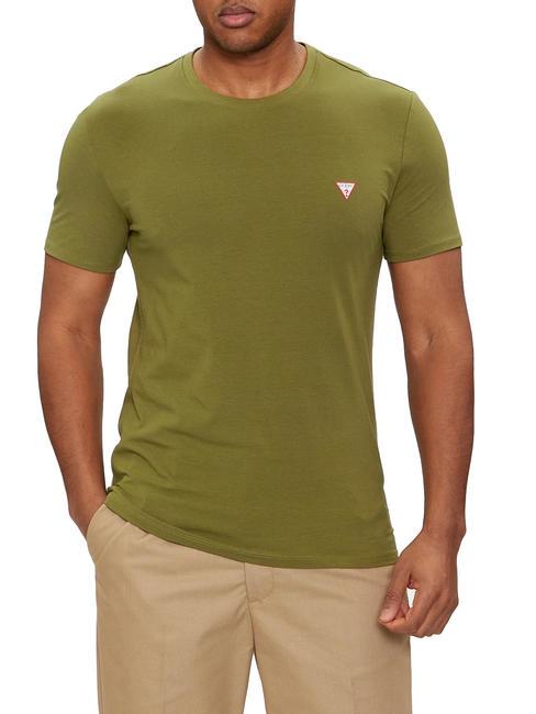 GUESS ORIGINAL T-Shirt mit Logo grüner Stein - Herren-T-Shirts
