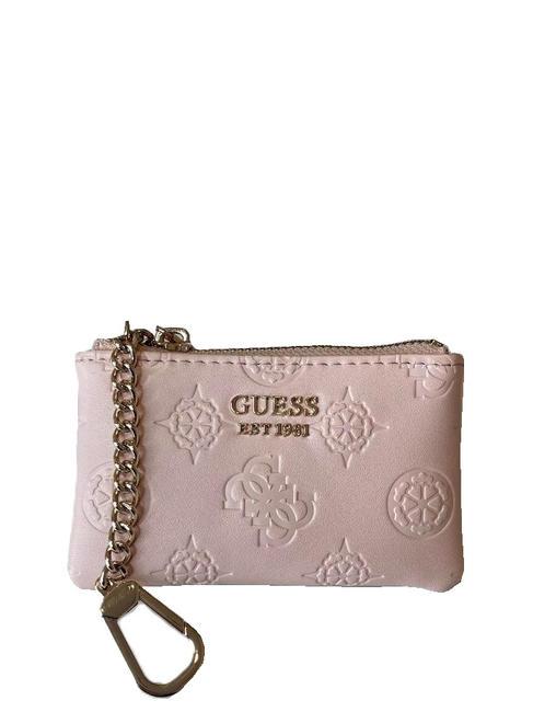 GUESS JENA Geldbeutel blassrosa Logo - Brieftaschen Damen