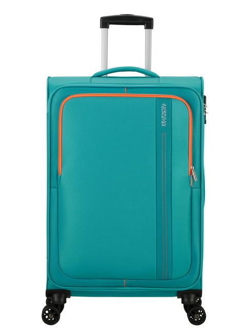 AMERICAN TOURISTER SEA SEEKER Mittelgroßer Trolley wassergrün - Halbharte Trolleys