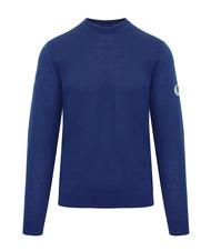 AQUASCUTUM LATERAL LOGO Pullover mit Rundhalsausschnitt aus Wollmischung - Herrenpullover