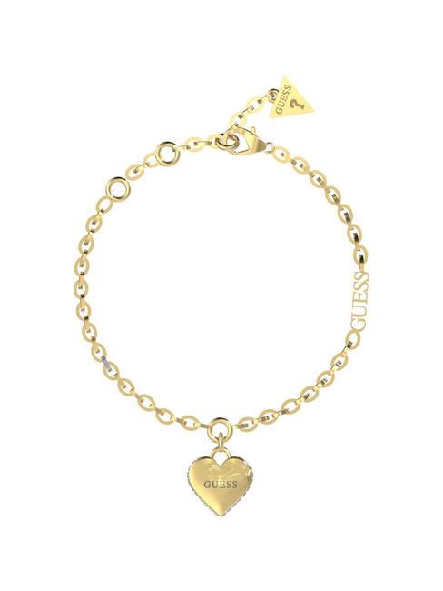 GUESS FALLING IN LOVE Armband mit Herz gelbes Gold - Armbänder