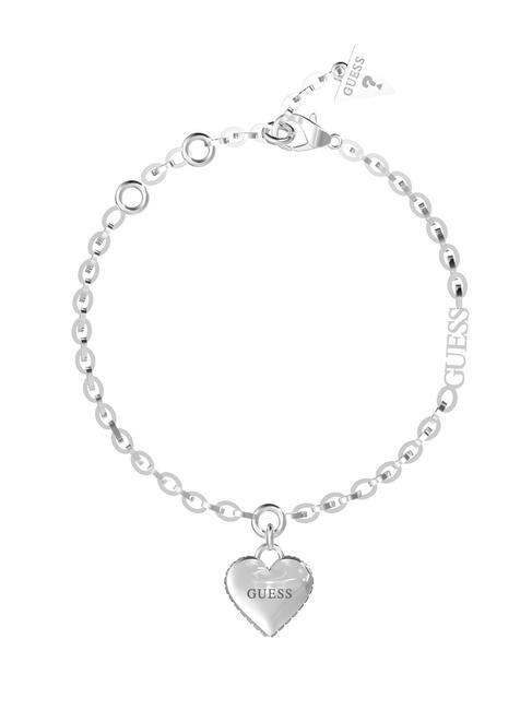 GUESS FALLING IN LOVE Armband mit Herz SILBER - Armbänder