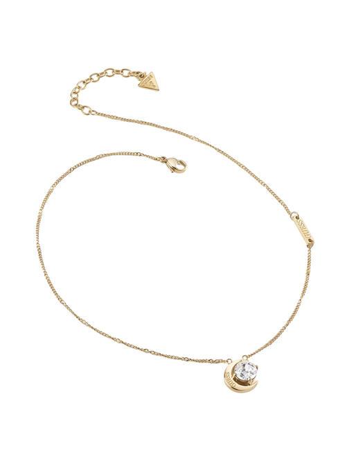 GUESS MOON FASES Halskette mit Charme gelbes Gold - Halsketten