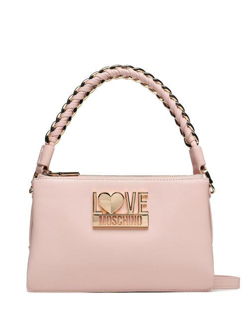LOVE MOSCHINO INTRECCIO Handtasche, mit Schultergurt Gesichtspuder - Damentaschen