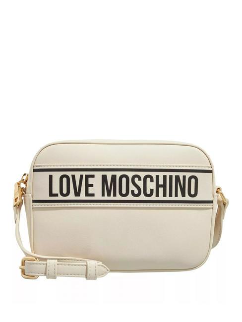 LOVE MOSCHINO PRINT BAG Schulterkameratasche Elfenbein - Damentaschen