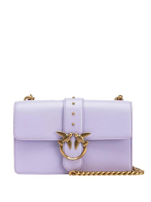 PINKO CLASSIC LOVE BAG ONE EVA LIMITED EDITION | MIOMOJO Schultertasche helles Lavendel-Antikgold - Damentaschen