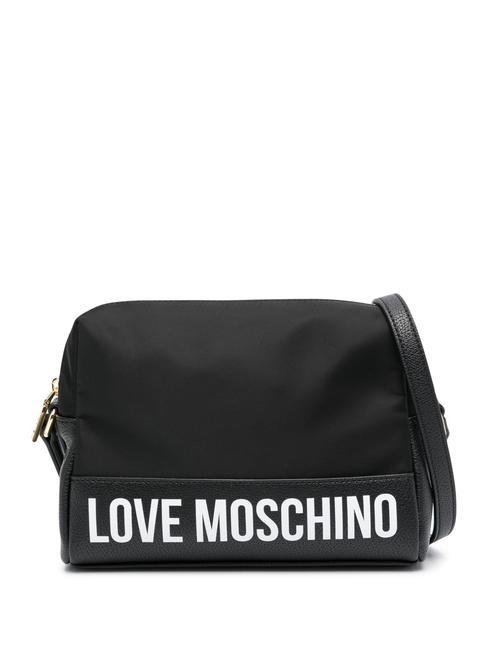 LOVE MOSCHINO CITY LOVERS Umhängetasche aus Nylon Schwarz - Damentaschen