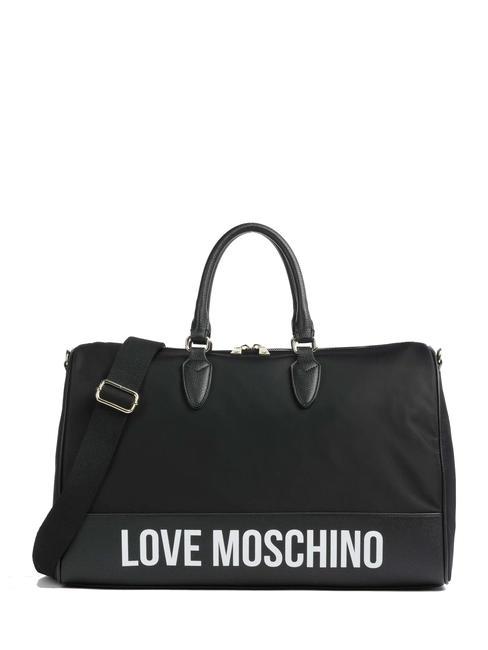 LOVE MOSCHINO CITY LOVERS Nylontasche mit Schultergurt Schwarz - Reisetaschen