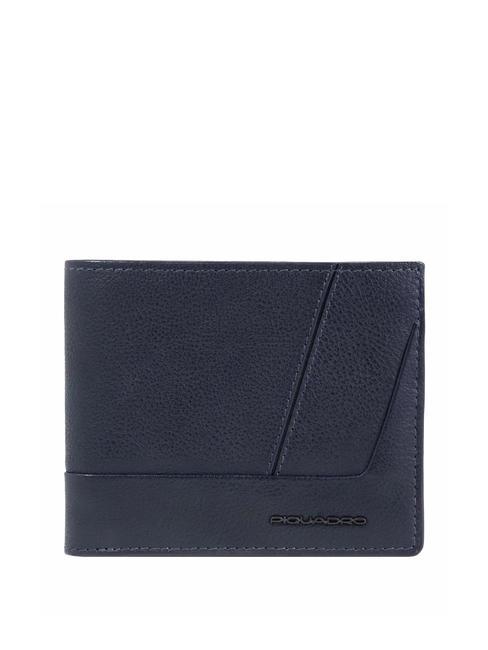 PIQUADRO S129  Ledergeldbörse Blau - Brieftaschen Herren