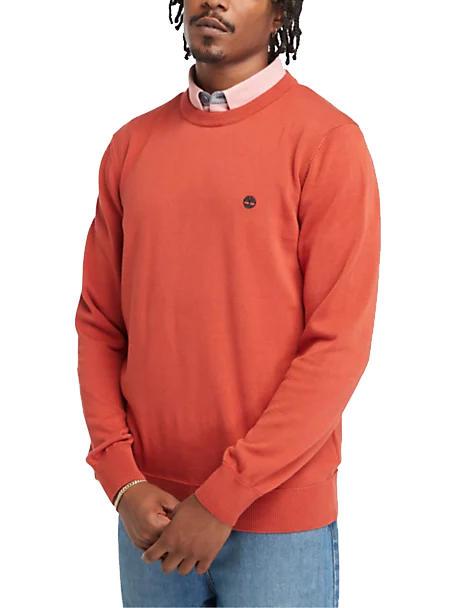 TIMBERLAND WILLIAMS RIVER Pullover mit Rundhalsausschnitt scharfe Soße - Herrenpullover