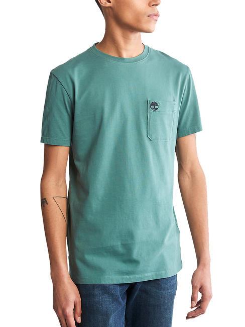TIMBERLAND DUNSTAN RIVER Baumwoll-T-Shirt mit Tasche Seekiefer - Herren-T-Shirts