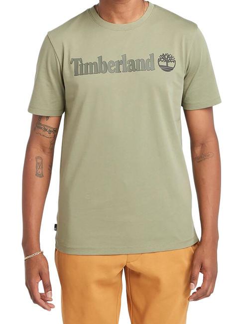 TIMBERLAND KENNEBEC RIVER LINEAR LOGO Baumwoll t-shirt kassel erde - Herren-T-Shirts