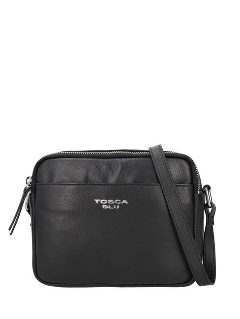 TOSCA BLU BAISC WALLETS  Mini-Umhängetasche aus Leder Schwarz - Damentaschen