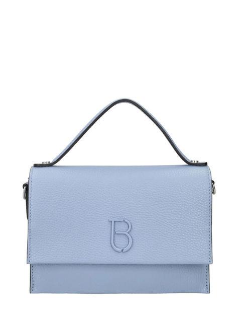 TOSCA BLU NARCISO  Handtasche mit Schultergurt aus Leder Himmelblau - Damentaschen