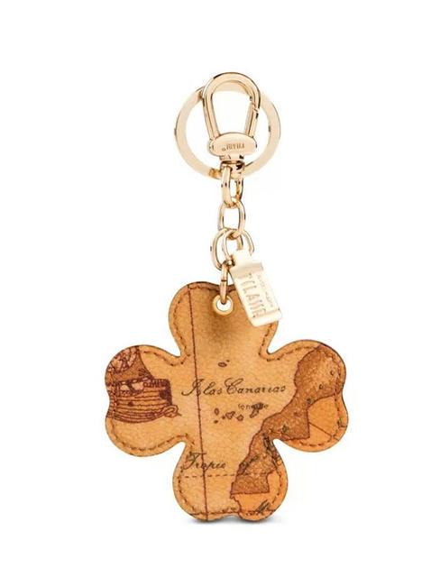 ALVIERO MARTINI PRIMA CLASSE GEO CLASSIC Schlüsselanhänger mit vierblättrigem Kleeblatt-Anhänger NATÜRLICH - Schlüsselanhänger und Schlüsseletuis