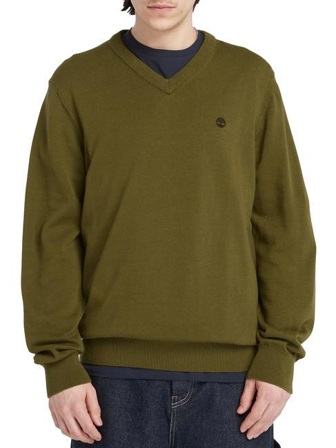 TIMBERLAND WILLIAMS RIVER  Baumwollpullover dunkeloliv - Herrenpullover