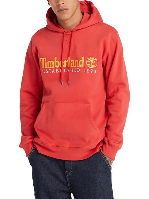 TIMBERLAND LS  Kapuzenpullover Aura Orange wb - Sweatshirts Herren