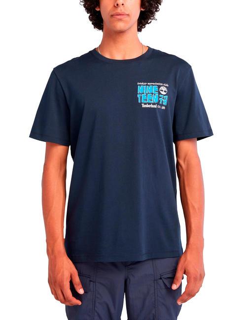 TIMBERLAND SS BACK  Baumwoll t-shirt dunkler Saphir - Herren-T-Shirts