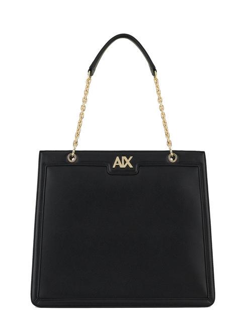ARMANI EXCHANGE A|X Umhängetasche mit Kettengriffen Schwarz Schwarz - Damentaschen