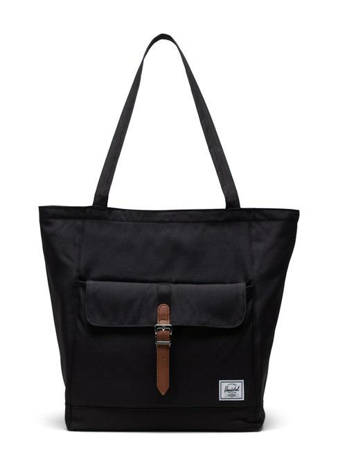 HERSCHEL RETREAT Schultertasche für 14-Zoll-Laptop SCHWARZ - Damentaschen