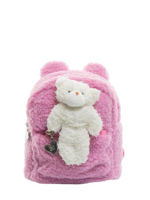 SJGANG BEAR KIDS Mini-Rucksack RHODAMINROT - Rucksäcke für Schule &amp; Freizeit