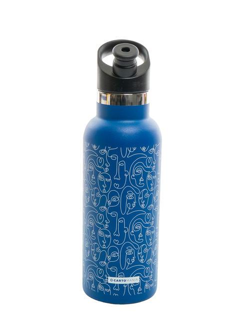 CARTOMANIA GIFT&DECOR Trinkflasche mit Strohhalmverschluss 500 ml KIEFERNNADEL - Thermosflaschen