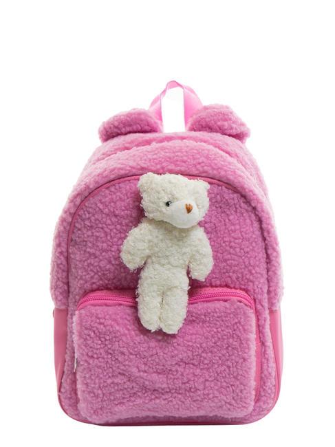 SJGANG BEAR KIDS Mini-Rucksack RHODAMINROT - Rucksäcke für Schule &amp; Freizeit