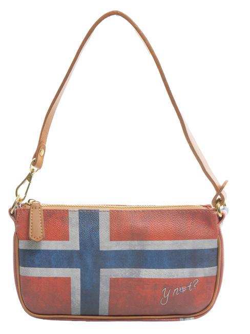 YNOT FLAG VINTAGE Baguette-Mini-Schultertasche Norwegen - Damentaschen