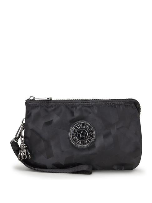 KIPLING CREATIVITY XL Clutch mit Manschette Schwarzer 3D-Jacquard - Damentaschen