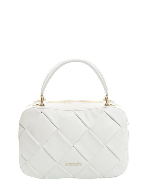 BRACCIALINI ICONS Kofferraumtasche mit Schultergurt Weiß - Damentaschen