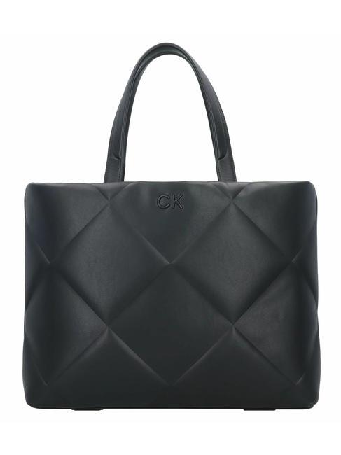 CALVIN KLEIN QUILT Large Handtasche pvh schwarz - Damentaschen