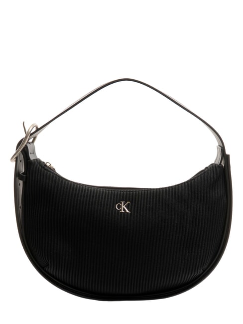 CALVIN KLEIN CRESCENT Medium Schultertasche grau - Damentaschen