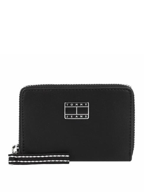 TOMMY HILFIGER TOMMY JEANS City-Wide Portemonnaie mit umlaufendem Reißverschluss Schwarz - Brieftaschen Damen