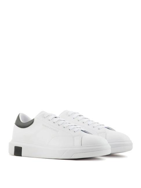 ARMANI EXCHANGE Sneaker in Haut Ledersneaker op.weiß + schwarz - Herrenschuhe