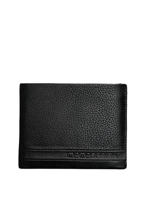 MOMO DESIGN DOLLAR Lederbrieftasche mit Münzfach Schwarz - Brieftaschen Herren