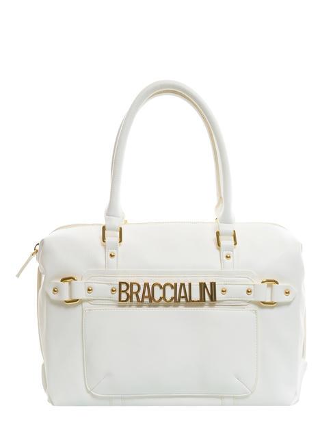 BRACCIALINI GINGER Kofferraumtasche mit Schultergurt Weiß - Damentaschen