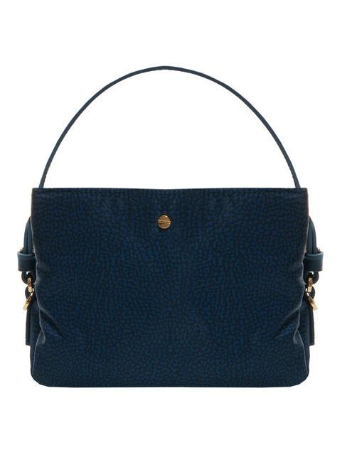 BORBONESE COLE NYLON Mini-Handtasche mit Schultergurt blau - Damentaschen