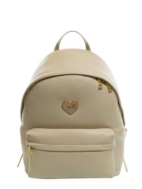 LOVE MOSCHINO PUFFY Damenrucksack Elfenbein - Damentaschen