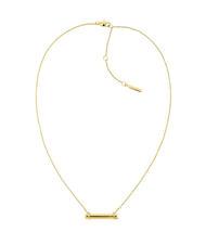 CALVIN KLEIN SCULPTURAL Halskette mit Logoleiste - Halsketten