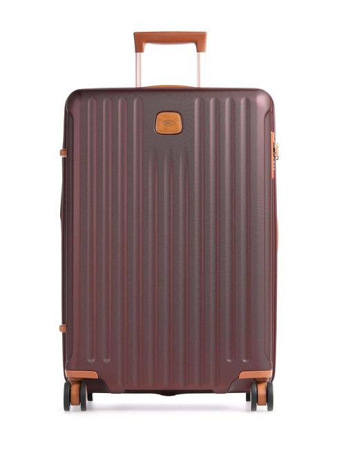BRIC’S CAPRI Mittlerer Trolley mit USB-Anschluss Burgund - Harte Trolleys