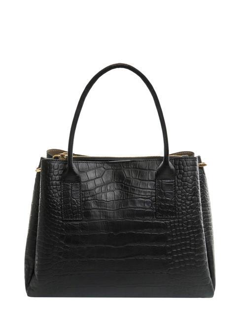 TOSCA BLU GLICINE  Handtasche mit Schultergurt aus Leder Schwarz - Damentaschen