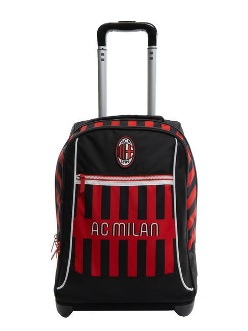 MILAN GLORY&HONOUR Trolley-Rucksack mit 2 Rädern Schwarz - Rucksäcke mit Trolleyfunktion