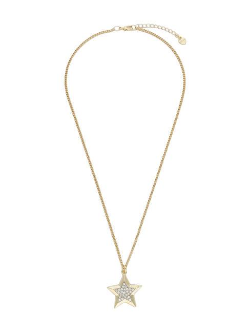 LIUJO STAR Halskette mit Charme goldene Rose - Halsketten