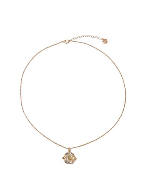 LIUJO CRYSTAL Halskette mit Charme goldene Rose - Halsketten