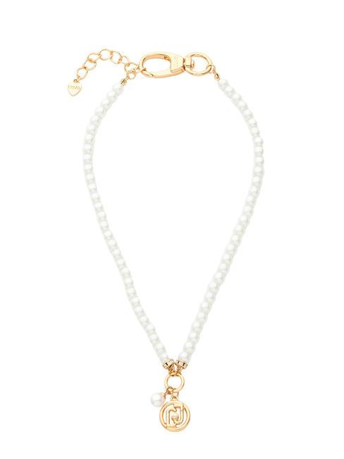 LIUJO PEARL Halskette mit Charme goldene Rose - Halsketten