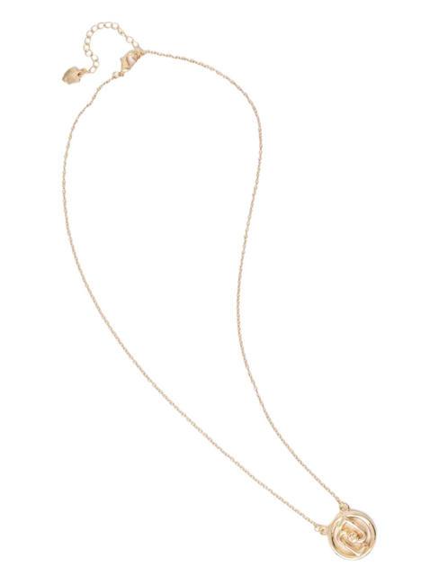 LIUJO ROUND LOGO Halskette goldene Rose - Halsketten